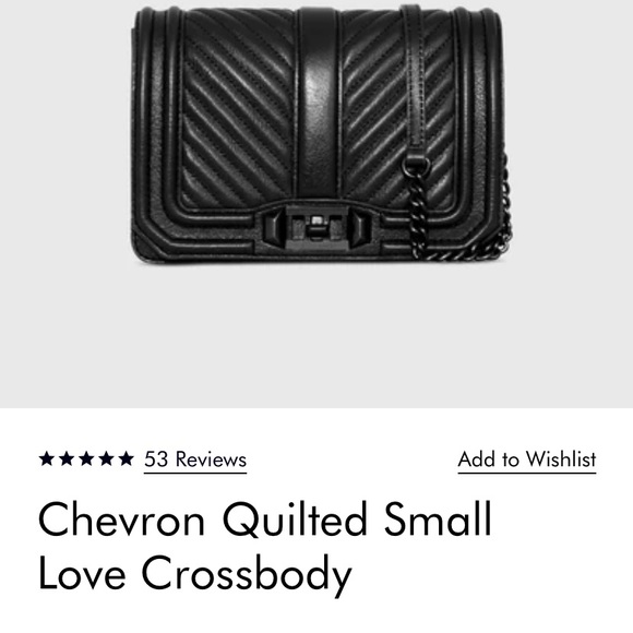 Rebecca Minkcoff Chevron Quilted Small
Love Crossbody - Picture 2 of 6